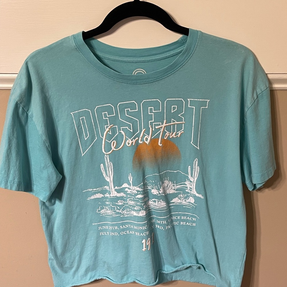 Teal Desert World Tour Graphic Tee